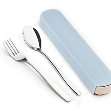 Load image into Gallery viewer, WORTHBUY Portable Travel Tableware Set Stainless Steel Dinnerware With Box Kitchen Fork Spoon Dinner Set For Kid School Cutlery