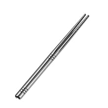 Load image into Gallery viewer, 9pcs/6pcs Stainless Steel Cutlery Set Silverware with Metal Straw Chopsticks Storage Case and Bag Spoon Set