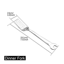 Load image into Gallery viewer, Stainless Steel Creative Wrench Shape Dinnerware Set Cutlery knife Utensils Kitchen Accessories Dinner Fork Spoon Family Camping
