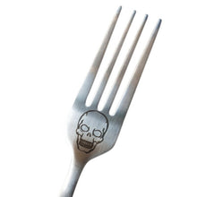 Load image into Gallery viewer, Skeleton Skull Printed Spoon Forks Stainless Steel Coffee Spoon Western Tableware
